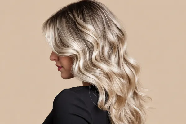 MYLAA EVANS – SALON DE COIFFURE À CLERMONT-FERRAND ET COURNON 2 MYLAAEVANS Balayage blond sur cheveux longs ondulés
