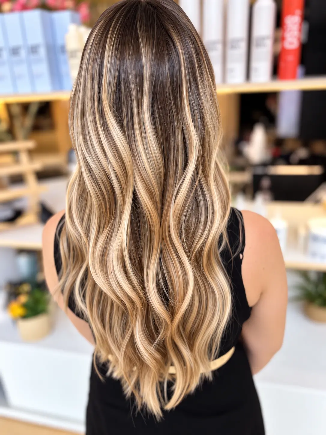 NOTRE HISTOIRE 5 MYLAAEVANS Balayage blond naturel sur cheveux longs